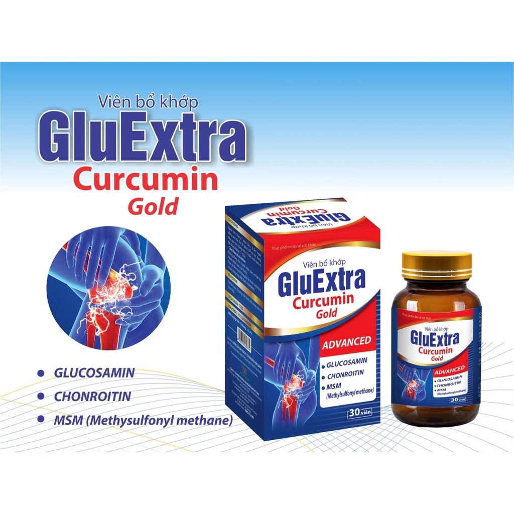 Viên bổ khớp Gluextra Curcumin gold