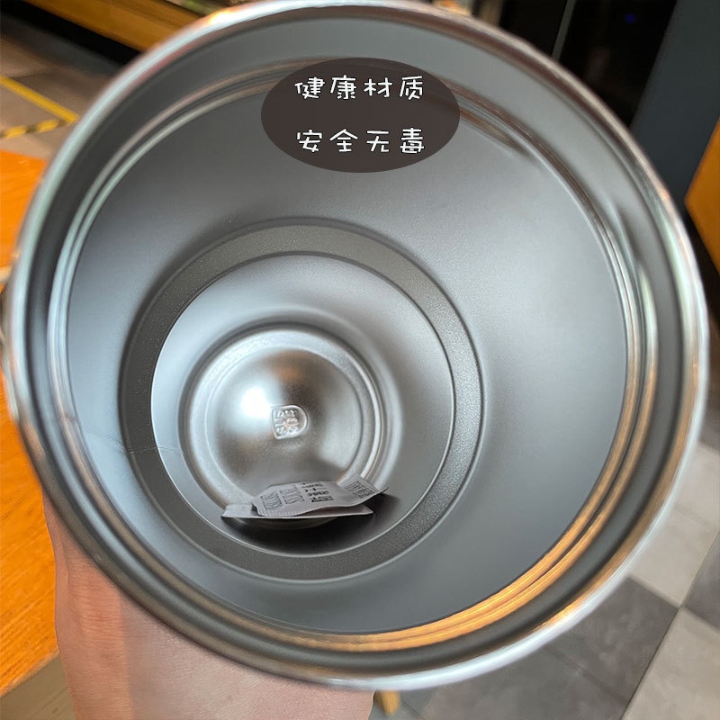 Ly Giữ Nhiệt Có Ống Hút Cốc giữ nhiệt Bình Nước Giữ Nhiệt Bằng Thép Không Gỉ 304 Cao Cấp