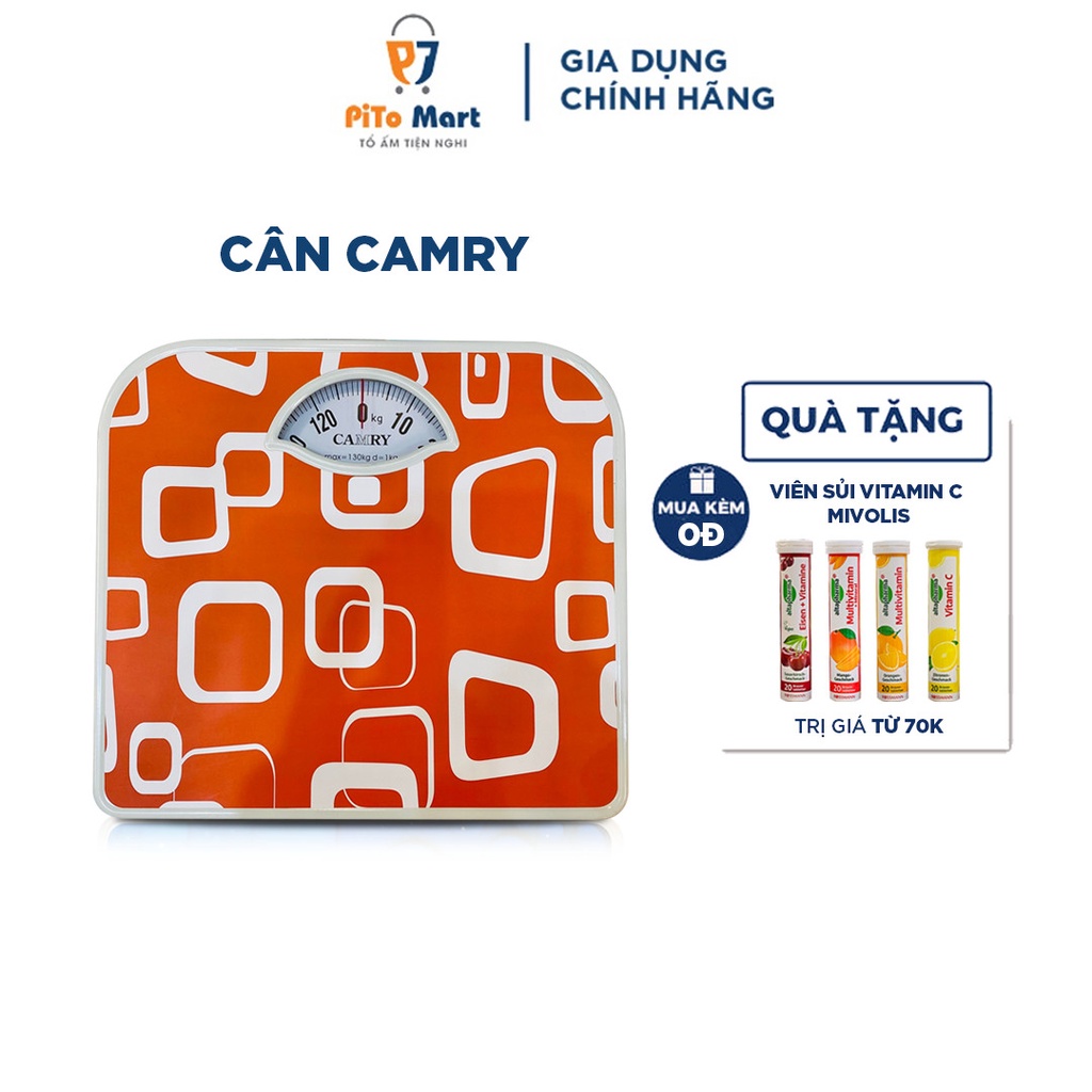 Cân cơ học, Cân sức khoẻ cơ học Camry cao cấp cho gia đình nhập khẩu chính hãng