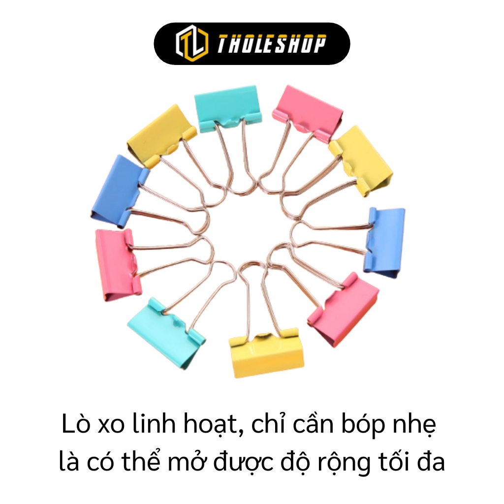 Kẹp Giấy Tài Liệu - Hộp Kẹp Bướm 32mm Giữ Giấy Ghi Chú Đồ Dùng Học Sinh, Văn Phòng 8238