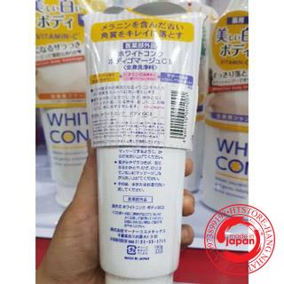 Tẩy tế bào chết dưỡng trắng da White ConC 180gr