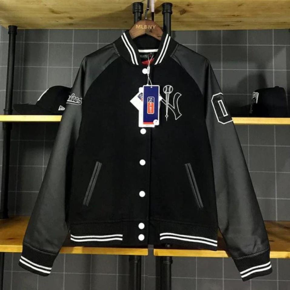SALE { Mẫu Mới } Áo Bomber Siêu Hot Jacket Nam Nữ Phối Họa Tiết Thêu - Áo Bóng Chày Unisex Nam Nữ (Ảnh Thật/Có sẵn)