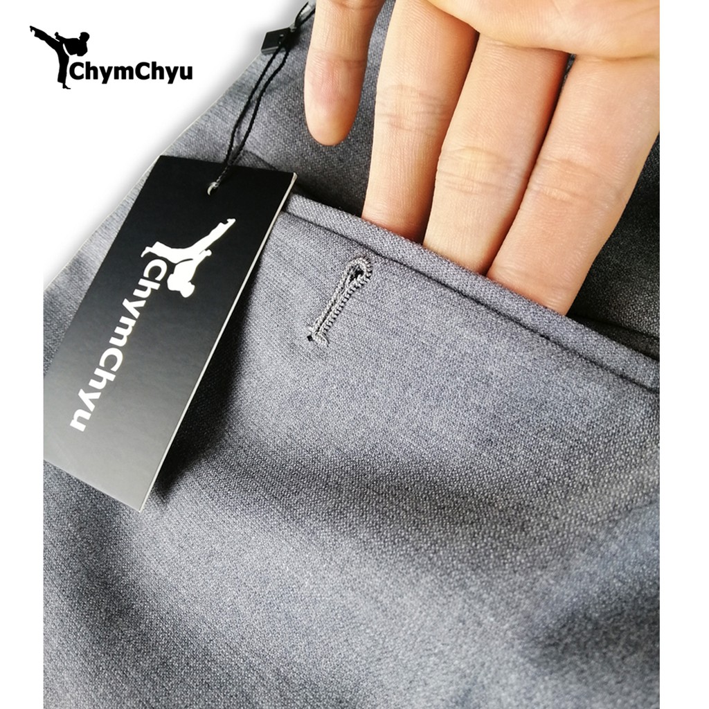 Quần Âu Nam ChymChyu - Vải Poly Cotton Cao Cấp Dáng Vừa (Màu Đen, Trắng, Nâu, Ghi, Bạc, Xanh) | BigBuy360 - bigbuy360.vn