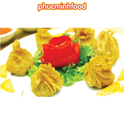 Combo dimsum Há cảo, Hoành Thánh, Xíu Mại Nhân Thịt khay 500gram khoảng 50 viên