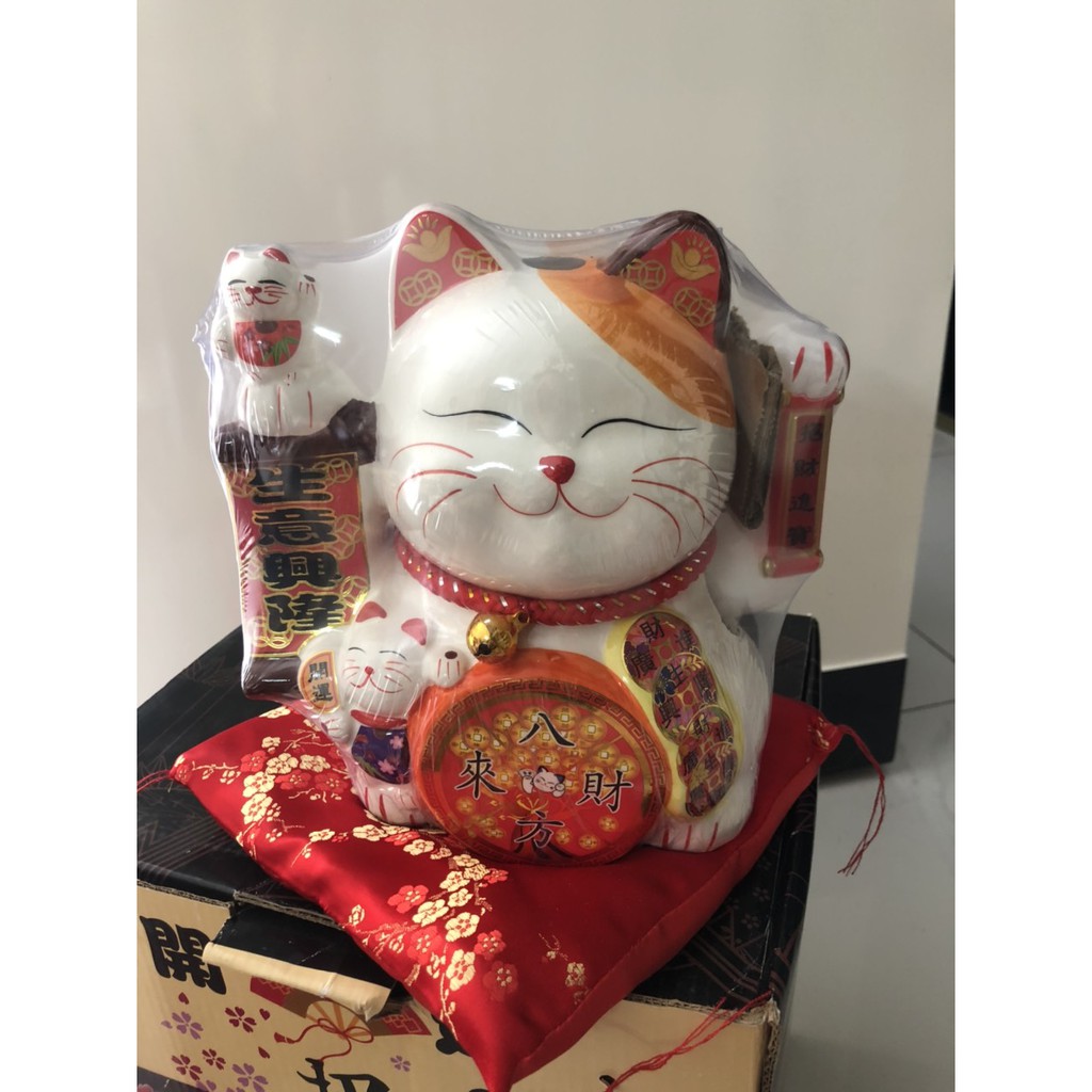 mèo vẫy cỡ đại - mèo vẫy đại phúc - phát tài cao 20cm