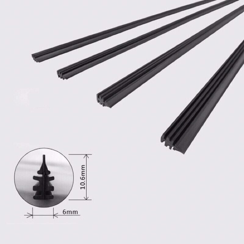 Lưỡi gạt mưa ô tô 70x0.6cm không chốt chặn phù hợp cho các thanh gạt mềm không xương