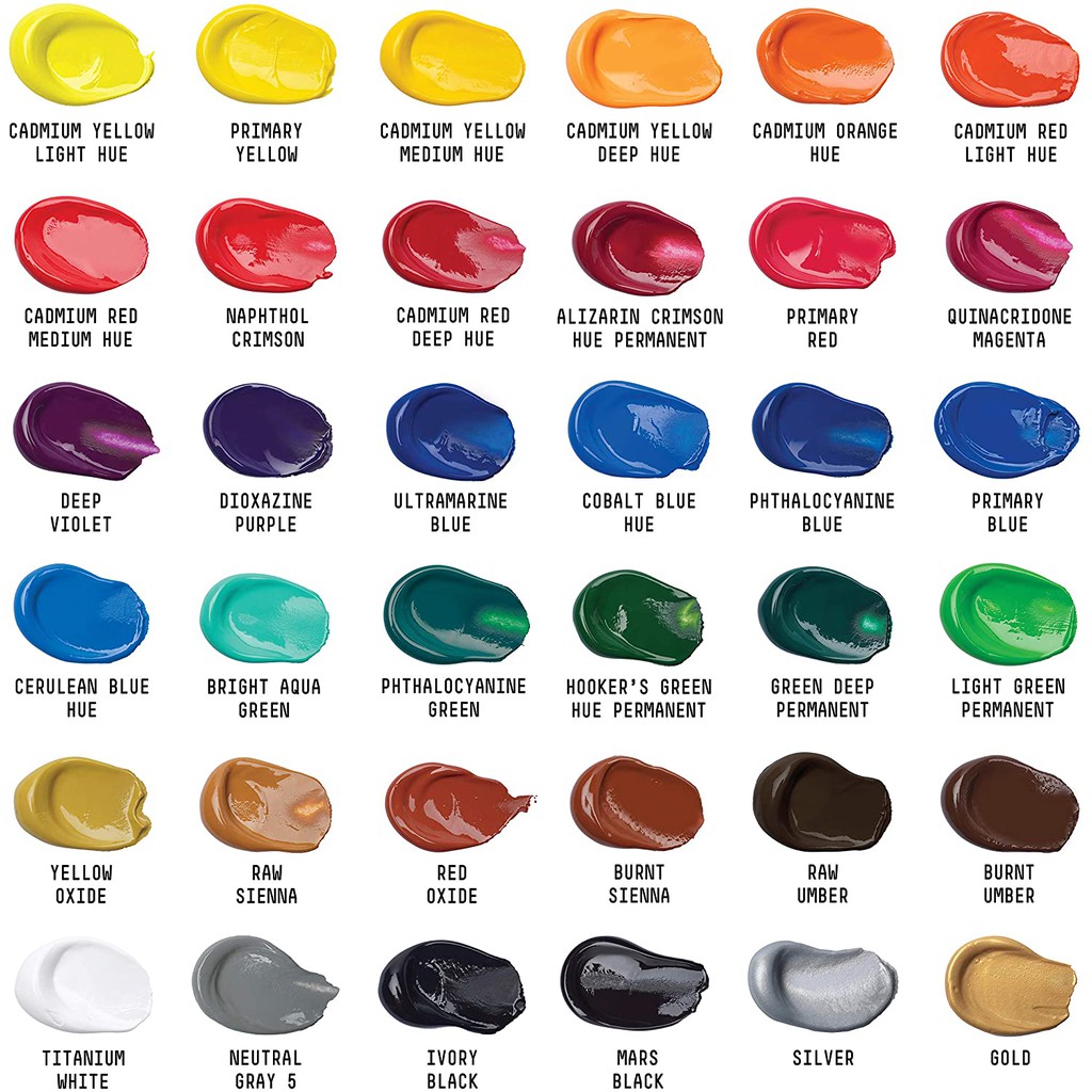 Màu vẽ phổ thông Liquitex Acrylic Basics 118ml