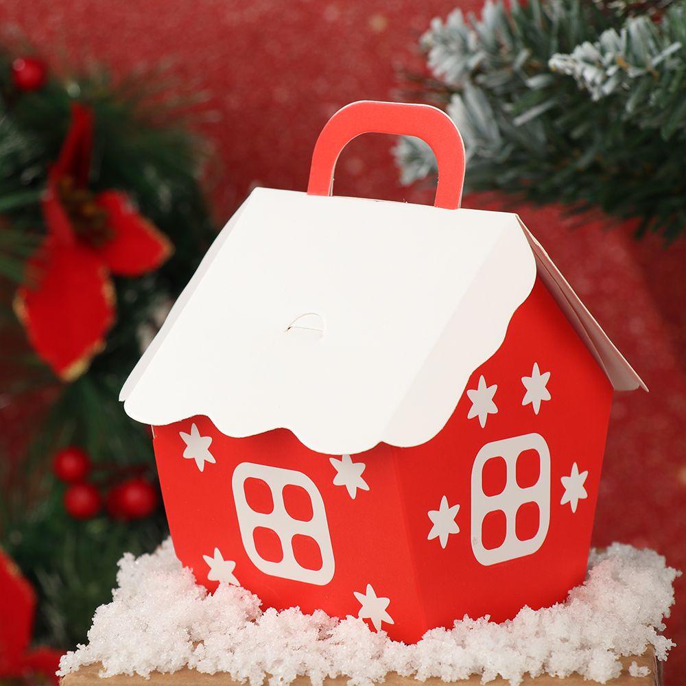 Set 10 Hộp Quà Đựng Kẹo Trang Trí Tiệc Giáng Sinh Năm Mới