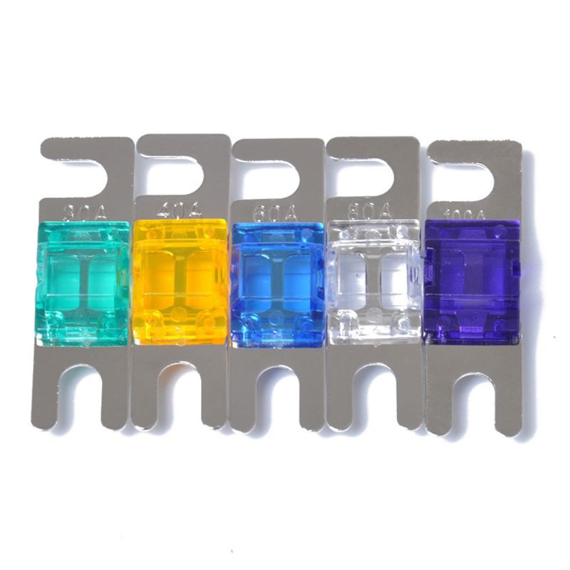 Set 5 Cầu Chì 32v 60 / 80 / 100a Cho Xe Ô Tô