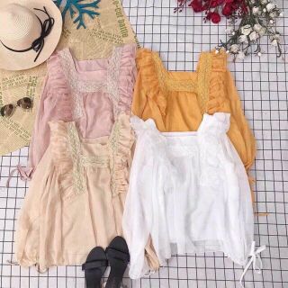 Áo BABYDOLL Bèo, Chất Voan Lụa Nhẹ Và Mát.