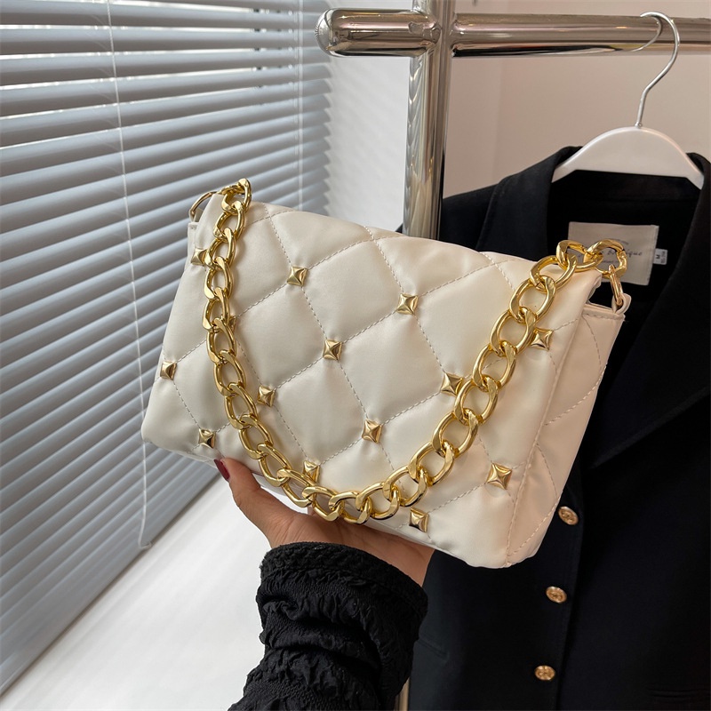 Túi Xách JASMIN NOIR Nữ Họa Tiết Caro Thời Trang