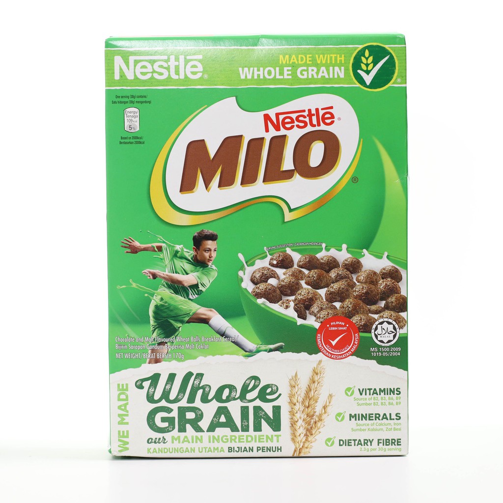 Ngũ cốc ăn sáng Nestle Milo hộp 170g