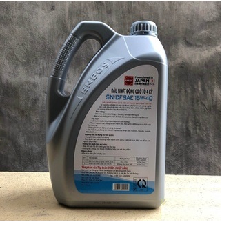 Dầu nhớt động cơ ô tô ENEOS SN/CF 15w40 / 4L