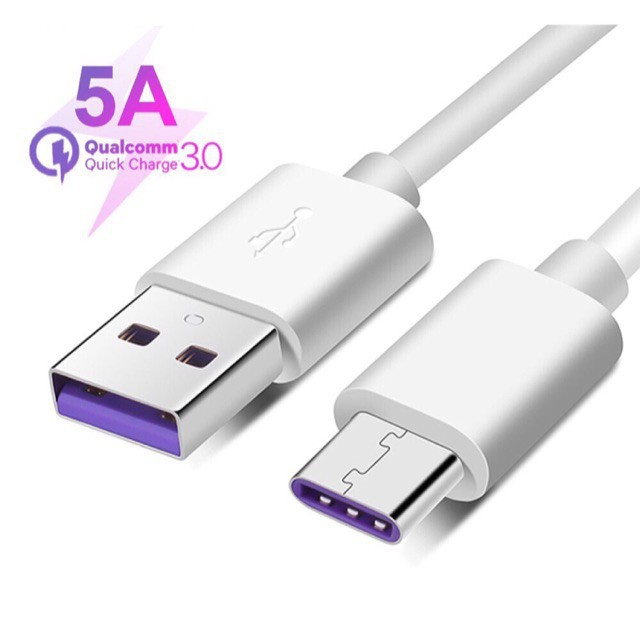 Dây cáp sạc nhanh Iphone/Samsung, Kim cương 5A đầu micro, type-c S5, Hàng chính hãng, bảo hành 12 tháng