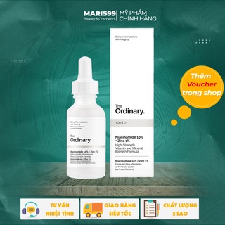 Serum THE ORDINARY Niacinamide 10% + Zinc 1%, Tinh Chất Se khít Lỗ Chân Lông, Mờ Thâm, Giảm Mụn (Achoice)