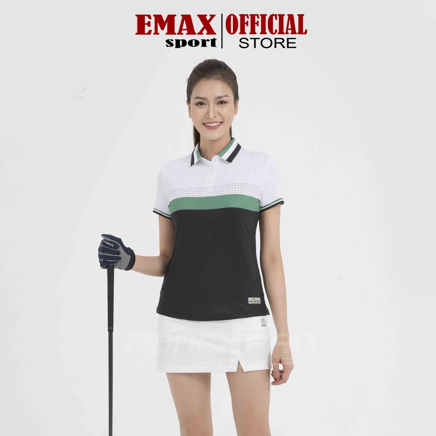 Áo Golf Thể Thao Cao Cấp Nữ Donexpro, Vải Thun Lạnh, Thấm Hút Mồ Hôi Tốt AC - 3648