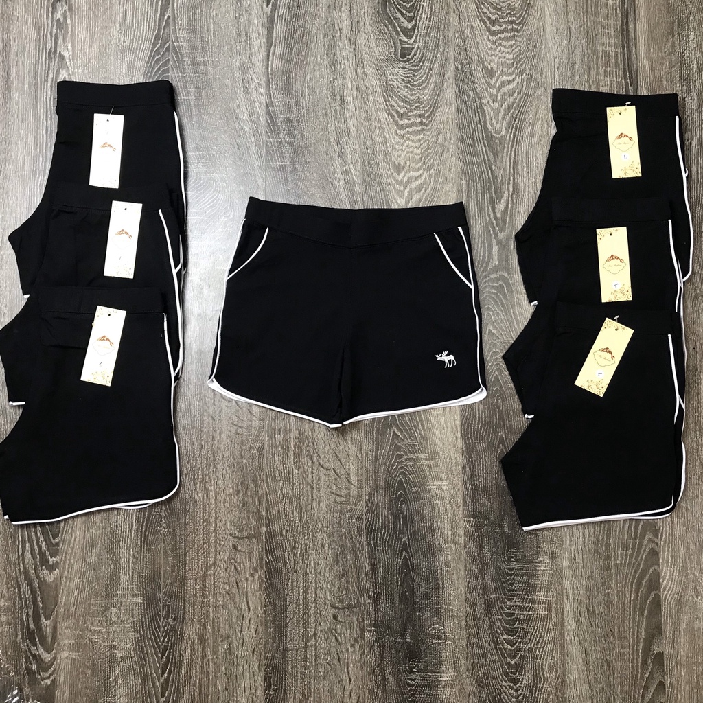 Quần đùi nữ thêu hình Homieyl cao cấp, quần sooc short co giãn tốt mặc nhà | BigBuy360 - bigbuy360.vn