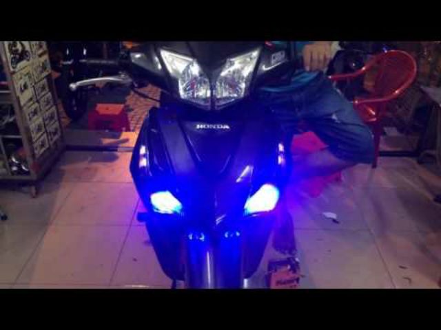 Bộ 2 đèn Led demi sương mù, xi nhan chân cắm T10 siêu sáng gắn mọi loại xe có chống nước