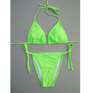 Bikini Phối Dây Phong Cách Brazil