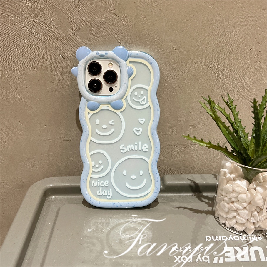 Ốp Điện Thoại Mềm Trong Suốt In Hình Mặt Cười Cho iPhone 14 13 12 11 Pro Max X XR Xs Max 8 7 6 6s Plus SE 2020