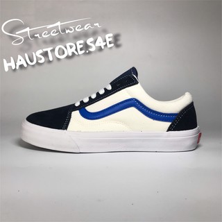 Giày V Style 36 Xanh Navi Trắng full Box,tag tặng dây V |Ảnh thật,vidieo thật - Freeship|