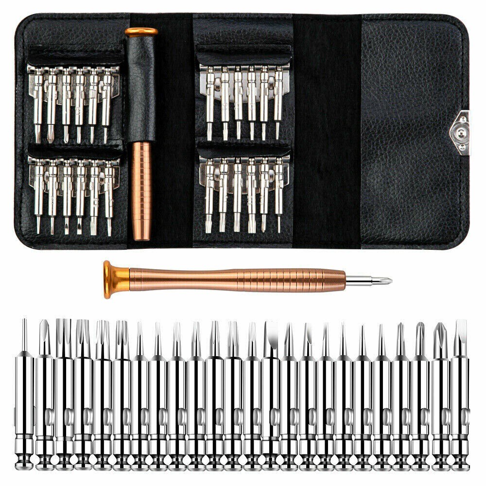 Bộ tua vít mini đầu lục giác từ tính chính xác đa năng 25 trong 1 dùng sửa chữa điện thoại/ máy tính bảng