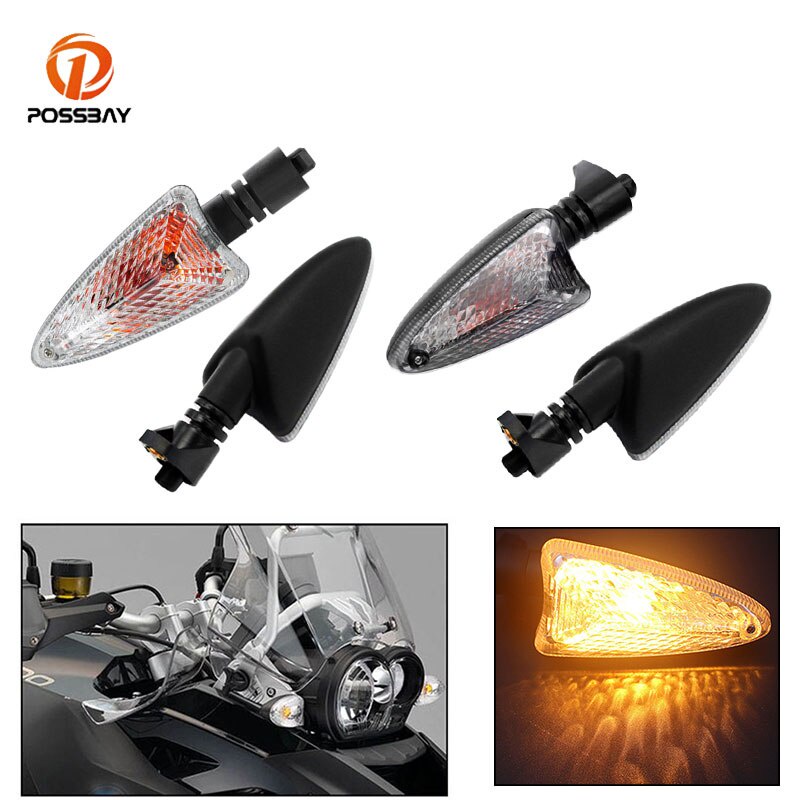 Đèn Xi Nhan 12V Màu Trong Suốt Cho BMW R1200GS / R / RS R1250GS