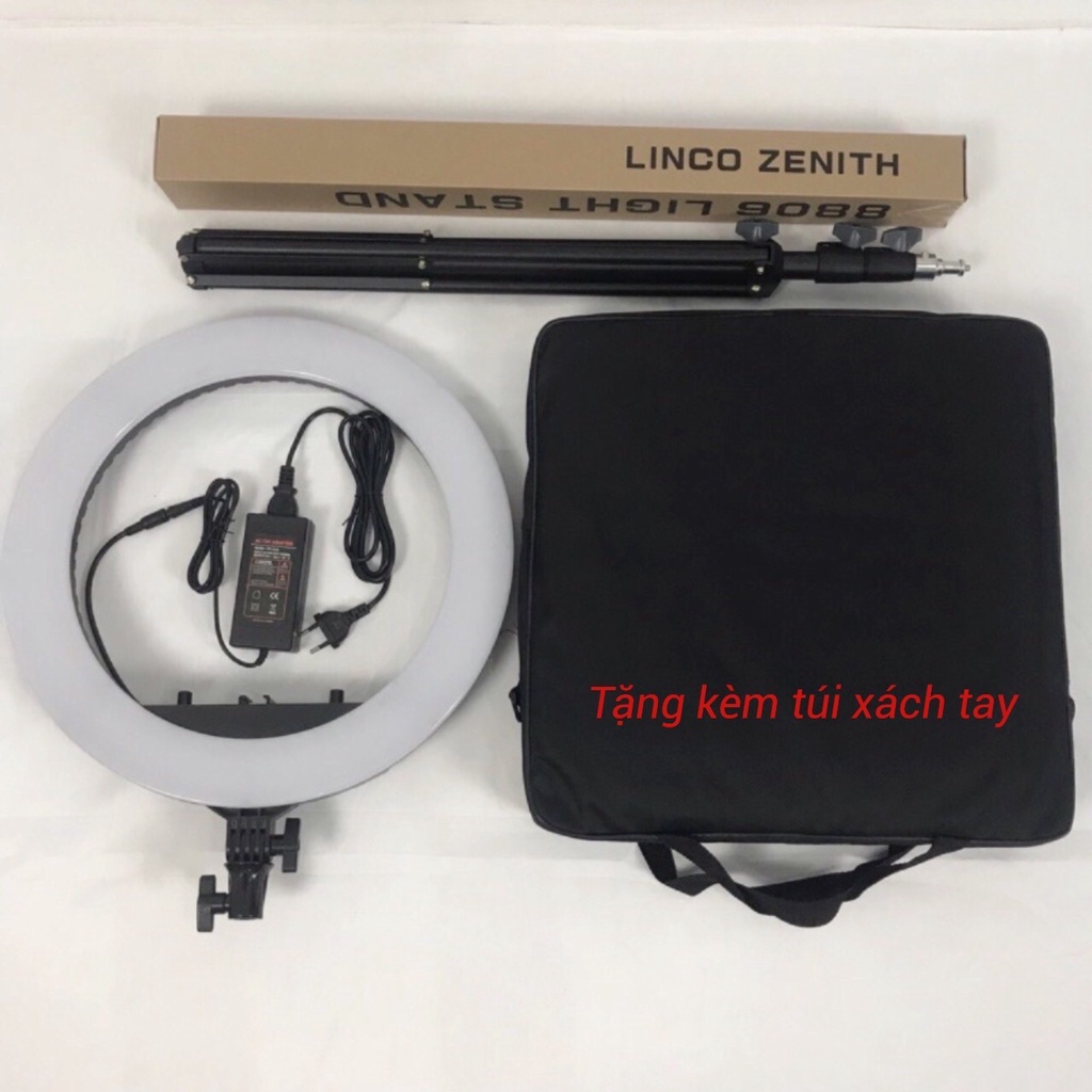 Đèn Livetream 45cm hãng HQ18 hỗ trợ ánh sáng làm phun xăm, sapa, quay tik tok,