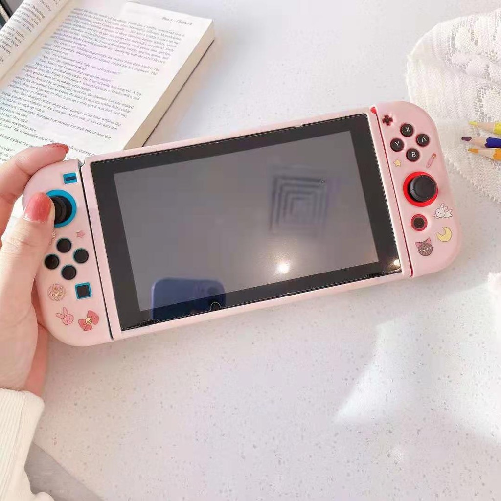 Vỏ Bảo Vệ Máy Chơi Game Nintendo Switch Bằng Tpu In Hình Thủy Thủ Mặt Trăng Dễ Thương