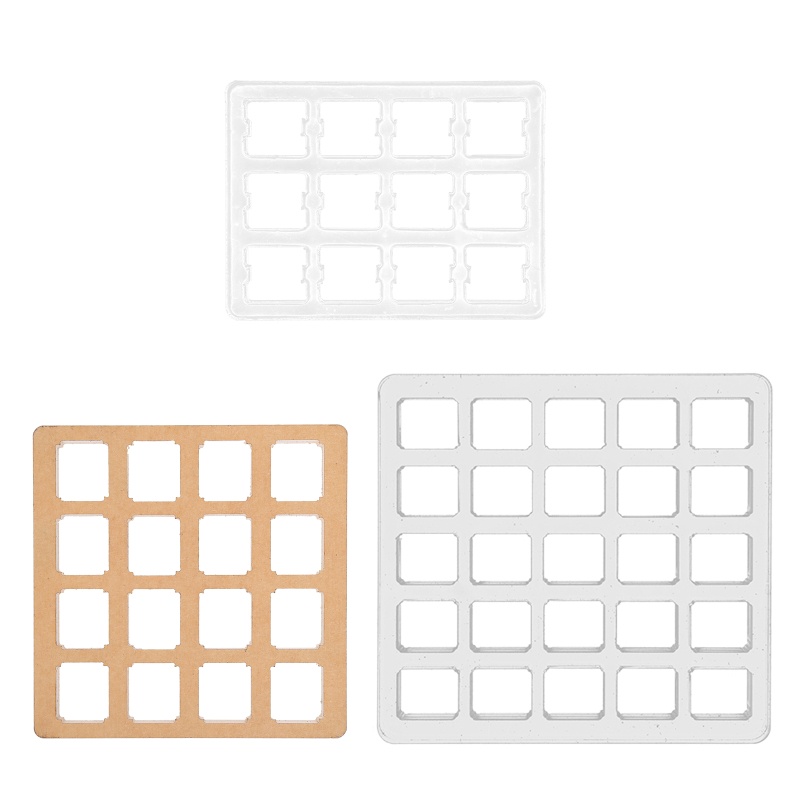 Đế Trưng Bày Công Tắc Bàn Phím 12 / 16 / 25 Switches Bằng Acrylic Tương Thích Với Cherry MX Switches