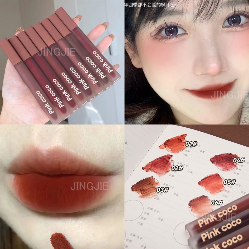 Son Kem lì Pink Coco mềm mịn môi lên màu chuẩn Chính Hãng