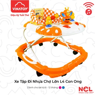 [CHÍNH HÃNG] Xe Tập Đi L4 Con Ong (Có nhạc) - M1554B-XTĐ - Dành Cho Bé Từ 6 - 12 Tháng