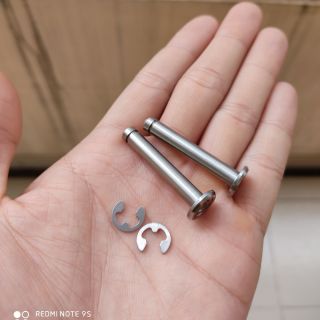 Cốt Xỏ gác chân inox sau dành cho xe máy [1 cặp]