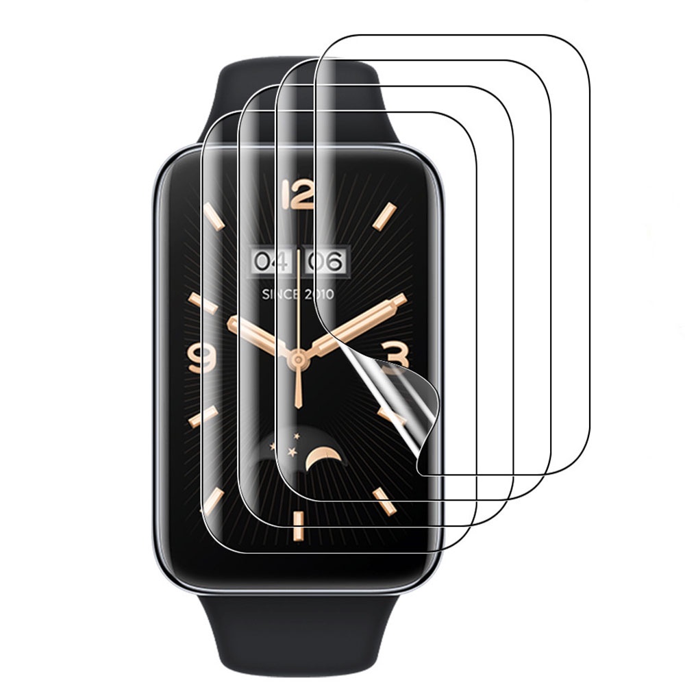 Set 4 MiếNg DáN Hydrogel Trong SuốT BảO Vệ MàN HìNh Cho ĐồNg Hồ Xiaomi Mi Band 7 Pro Miband 7 Pro