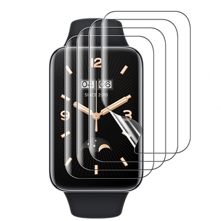 Set 4 miếng dán hydrogel trong suốt bảo vệ màn hình cho đồng hồ xiaomi mi band 7 pro miband 7 pro