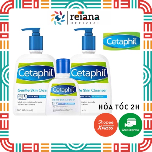 Sữa Rửa Mặt Cho Da Mụn CETAPHIL - 591ml và 118ml