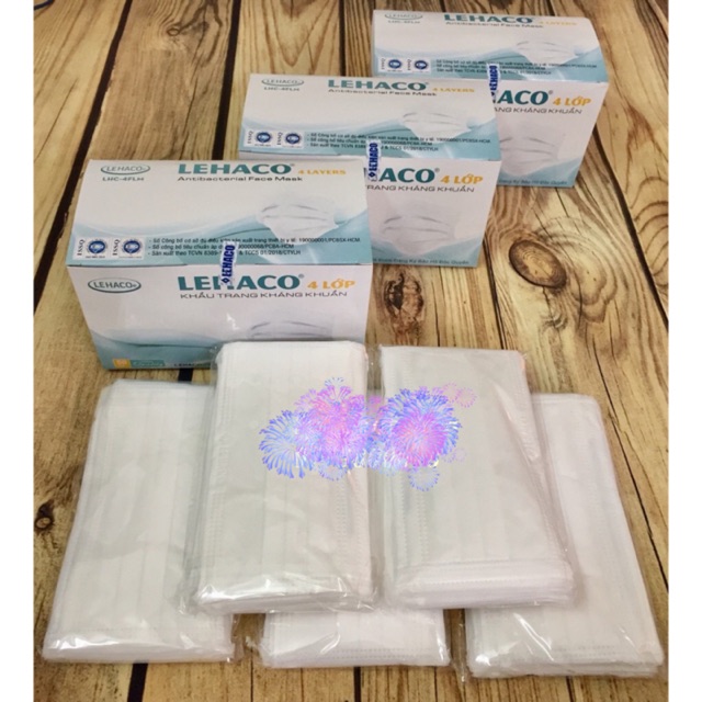khẩu trang lehaco loai 4 lơp dày dặn  bich 10 cái bán giá theo bịch lấy màu ngẫu nhiên trong 4 màu LƯu ý 1 bịch 10 cái c | BigBuy360 - bigbuy360.vn