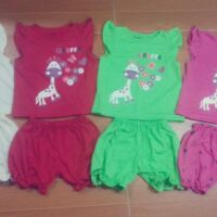 Bộ cho bé gái tay bèo