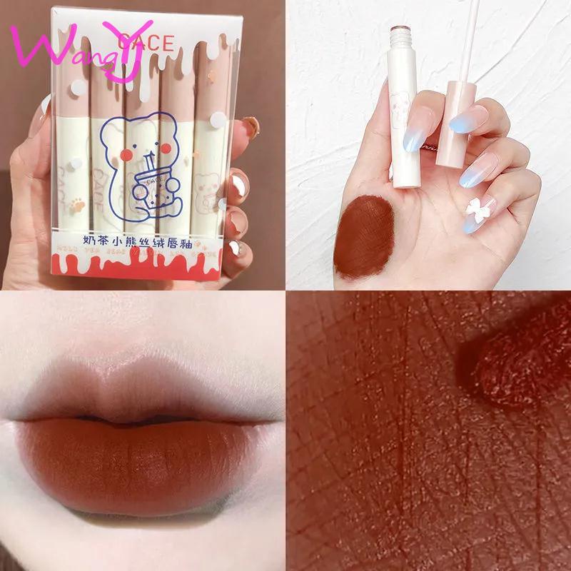 [Hàng mới về] 5 Son kem lì mịn mượt như nhung lâu trôi không phai kèm hộp đựng