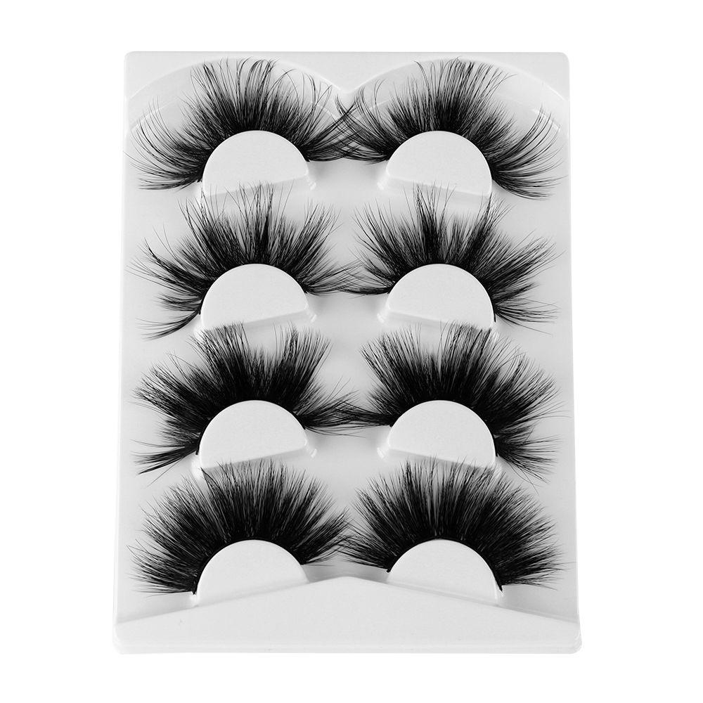 Set 4 Cặp Lông Mi Giả MIH SKONHED 3D Thời Trang Dành Cho Nữ