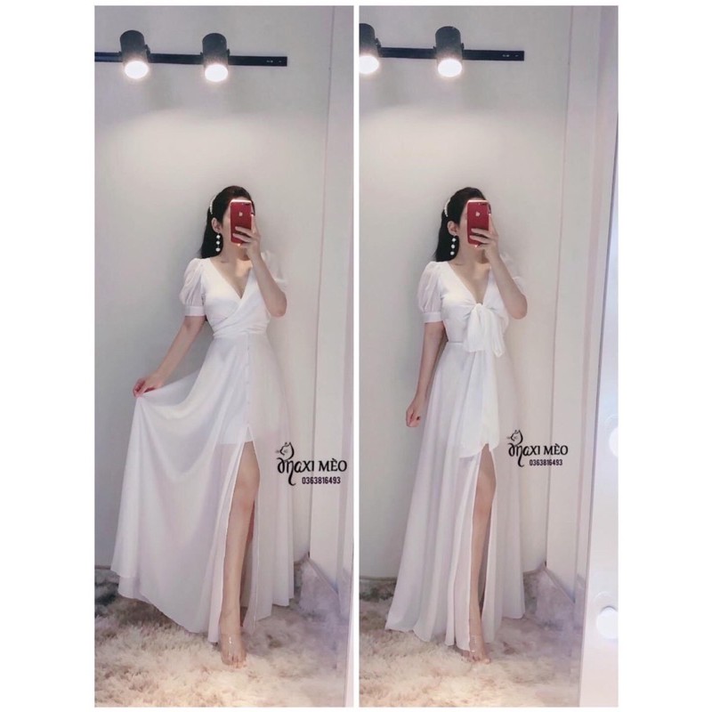 Đầm maxi đi biển , sống ảo mặc được 2 kiểu HaKieu Msp10 | BigBuy360 - bigbuy360.vn