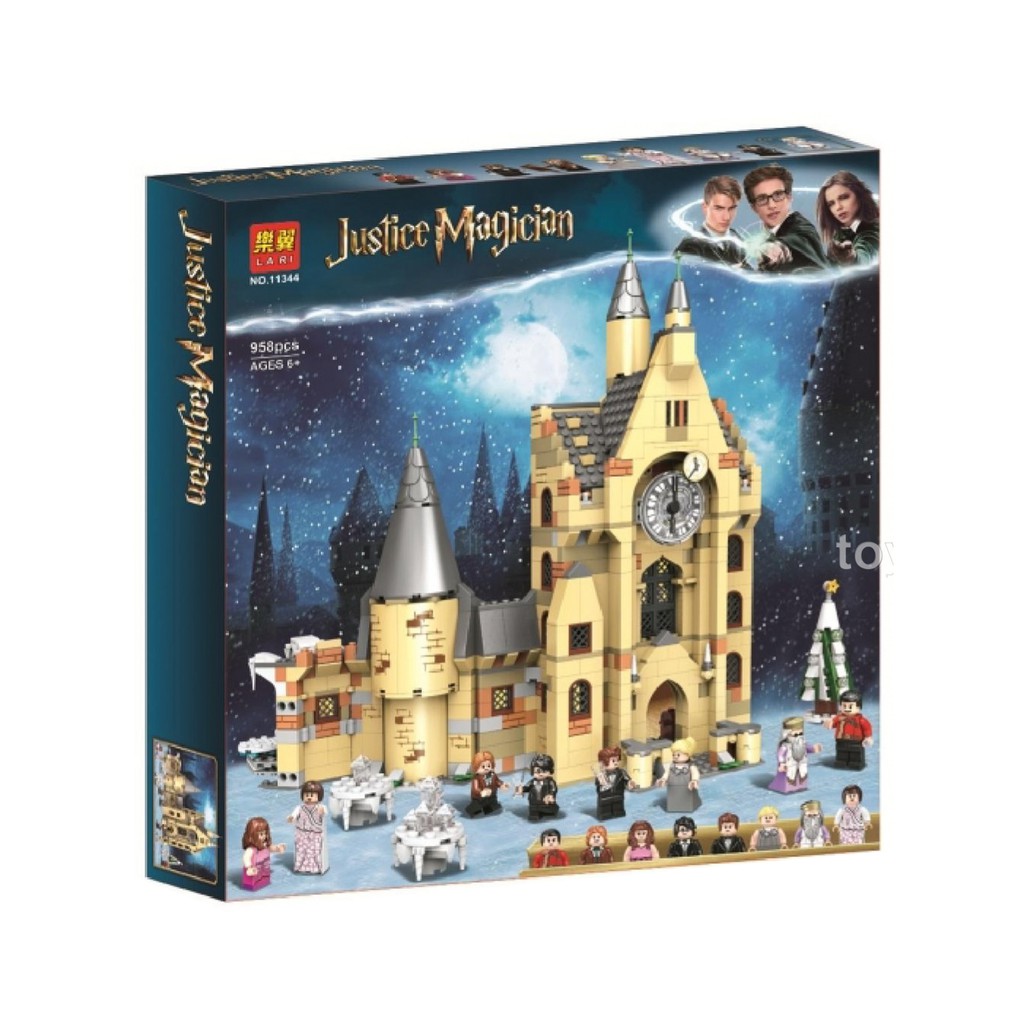 LARI 11344 Lắp ghép Harry Potter tòa tháp Hogwarts - Hogwarts Tower - Đồ chơi Xếp hình Mô hình 75948 BELA