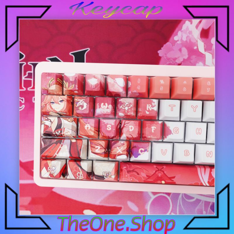 Keycap Gensin Impact chủ đề nhân vật YAE MIKO
