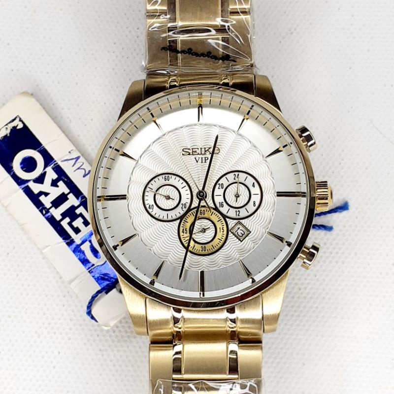 Đồng hồ nam SEIKO thể thao 6 kim 1 lịch chống nước[ full box]