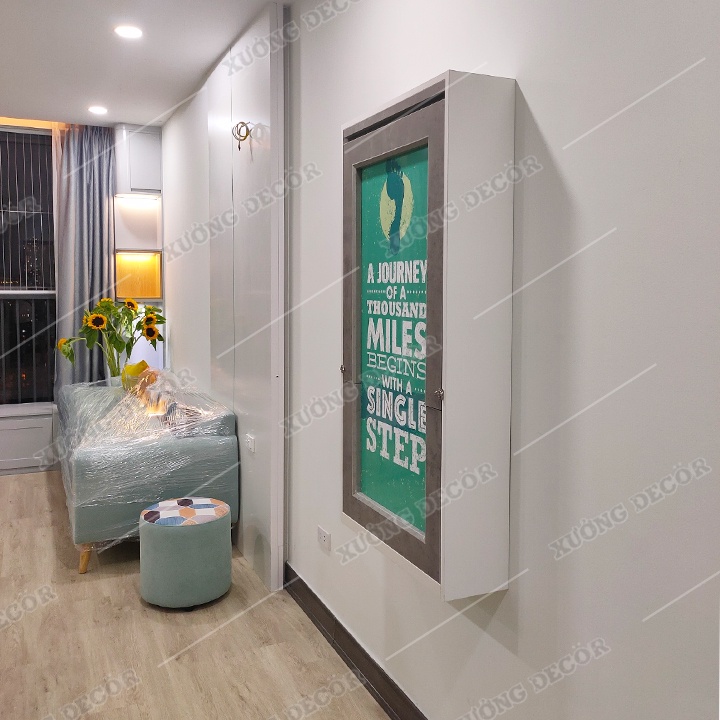 Bàn ăn thông minh gấp gọn treo tường 60x120