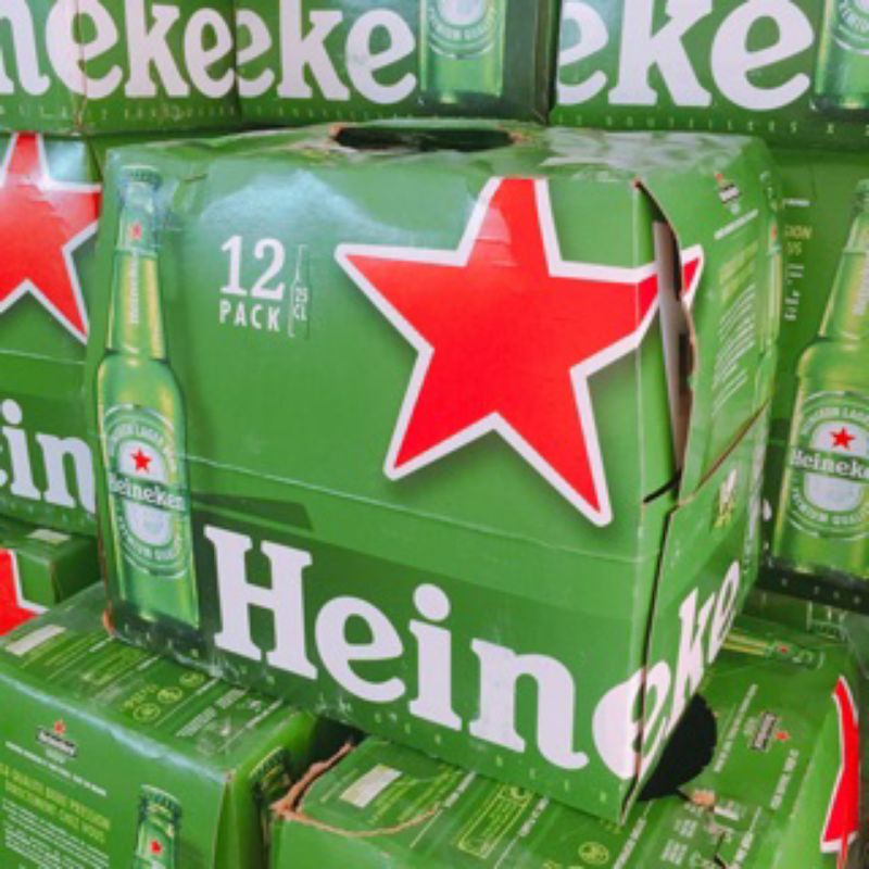 THÙNG BIA HEINEKEN PHÁP ( 24 CHAI X 250ML)