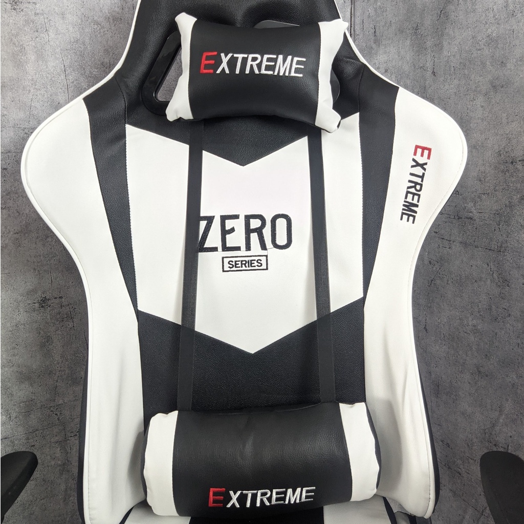 Ghế Gaming Extreme Zero V1 Ngã Lưng 180 Độ, Tay Vịn 2D Nâng Hạ Xoay Trái Phải, Bánh Xe Xoay 360 Độ Di Chuyến Linh Hoạt