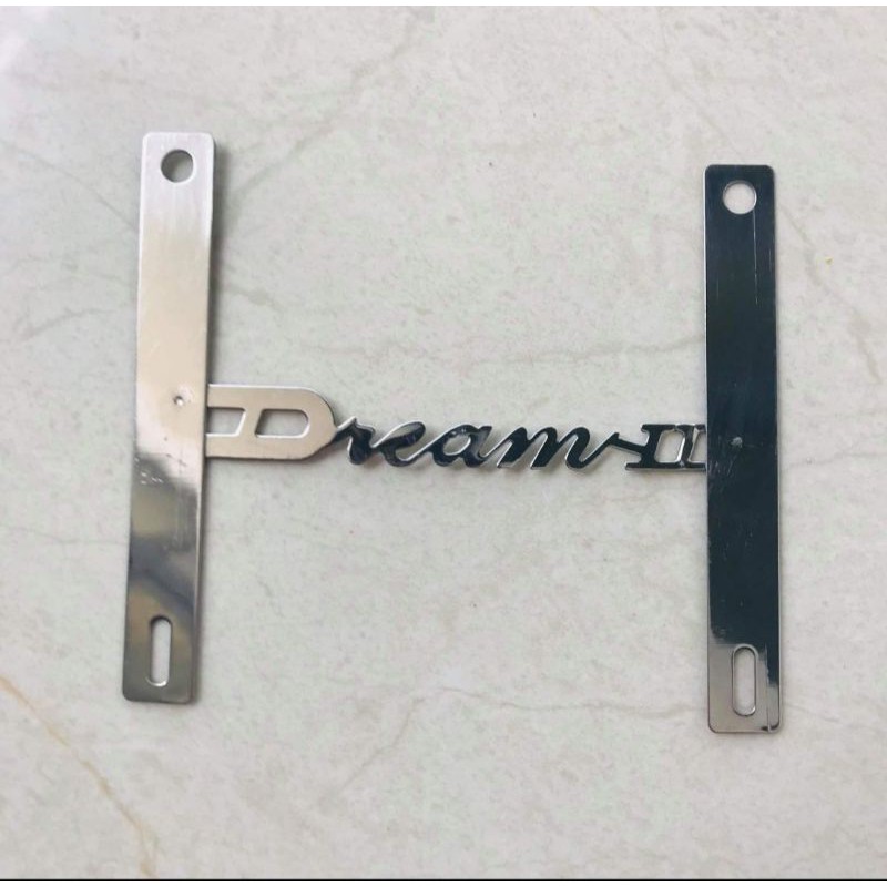 Chữ Dream inox bọc cao su tay xách xe dream