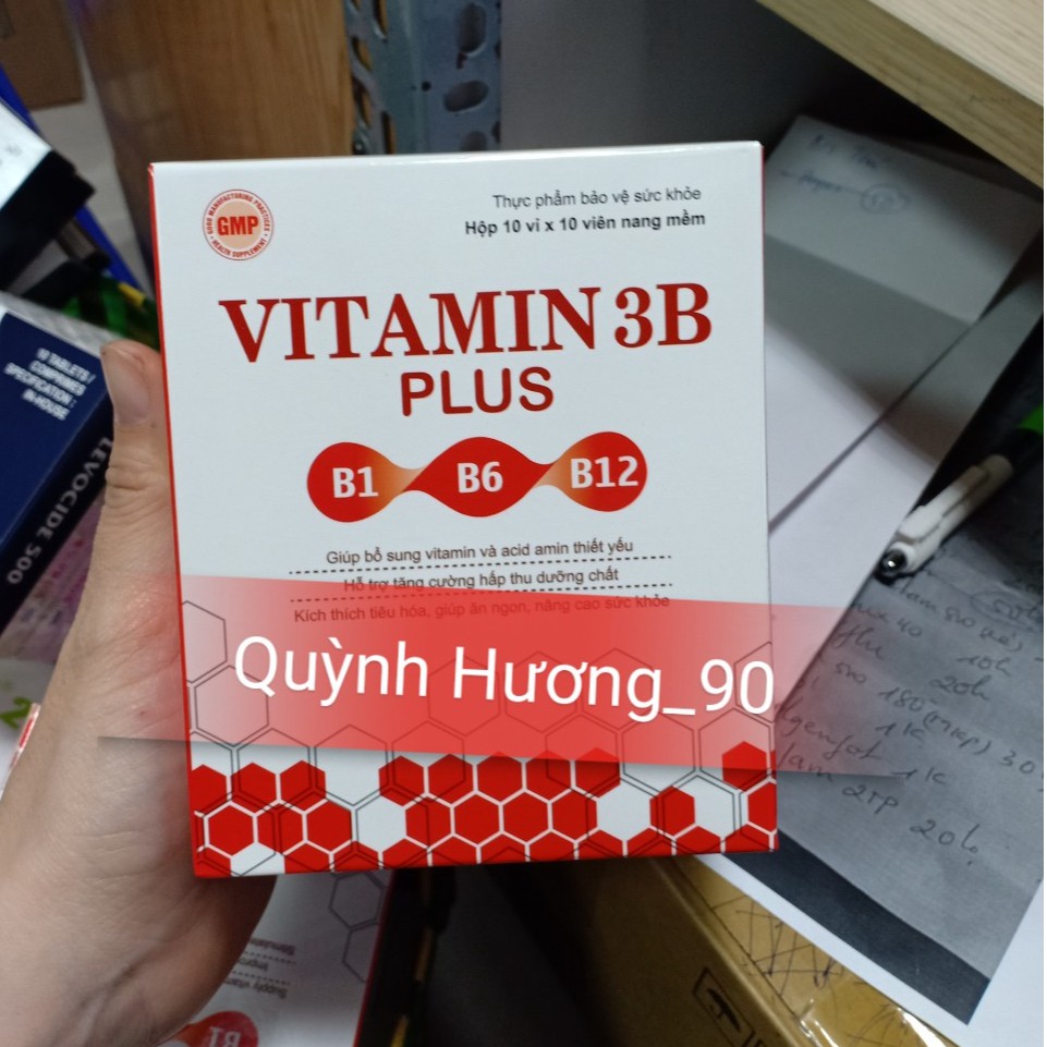 Viên uống VITAMIN 3B PLUS hỗ trợ tăng cường hấp thu dưỡng chất cho cơ thể