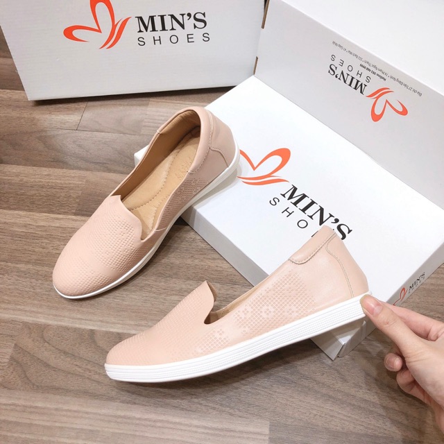 [Ảnh thật] Giày bệt lười lỗ hoa da thật VNXK vnxk | BigBuy360 - bigbuy360.vn